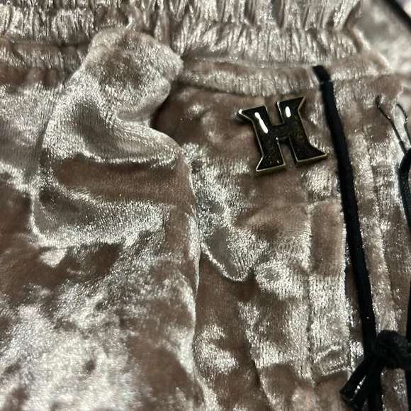 Honor The Gift Velvet PJ Pants - Champagne Size Small